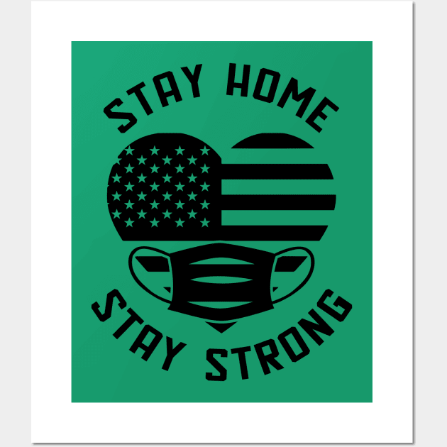 Stay Home Wall Art by Design Anbay